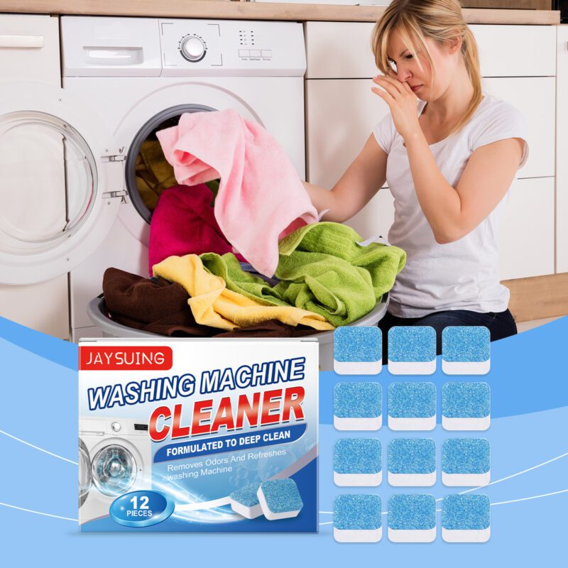 Washing Machine Cleaner Effervescent Tablets - Drum Deep Clean, Long-Lasting, Surface-Safe - Image 2