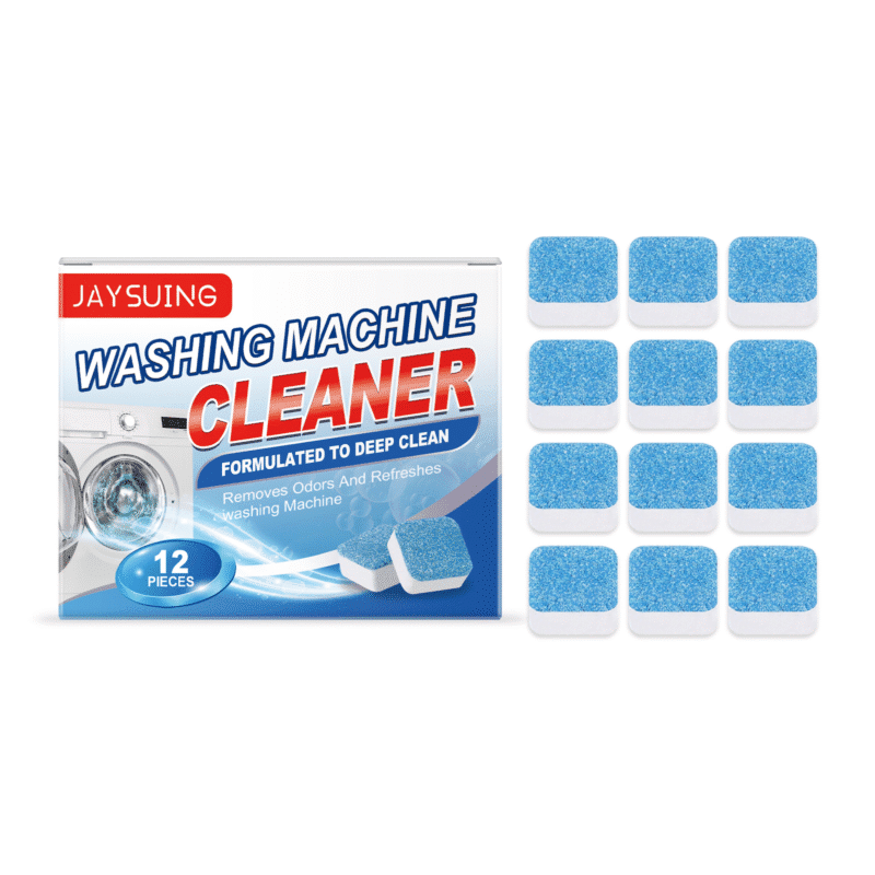 Washing Machine Cleaner Effervescent Tablets - Drum Deep Clean, Long-Lasting, Surface-Safe