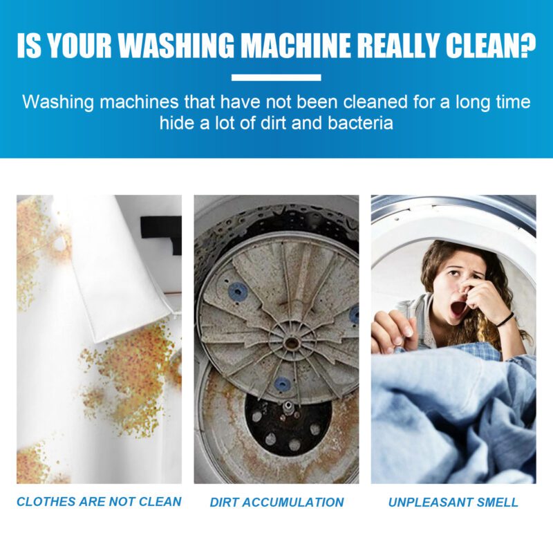 Washing Machine Cleaner Sheets: Automatic Drum Deep Clean, Long-Lasting Freshness - Image 4