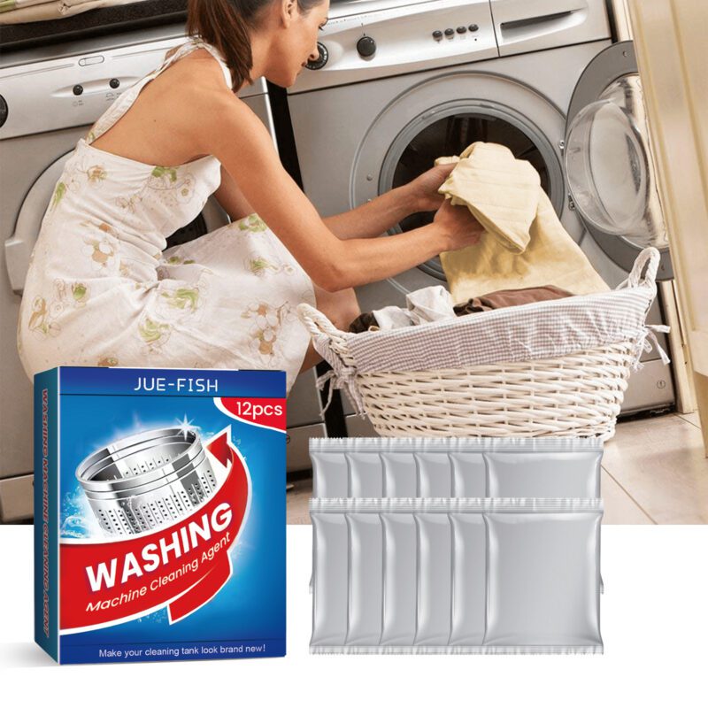 Washing Machine Cleaner Sheets: Automatic Drum Deep Clean, Long-Lasting Freshness