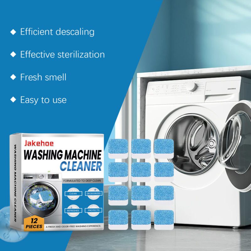 Washing Machine Descaling Sheets: Long-Lasting Odor Removal, Household Safe Cleaner - Image 4