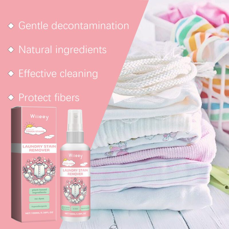 Wiieey Baby Clothes Detergent - Mild, Deep-Cleaning, Safe for Delicates - Image 3