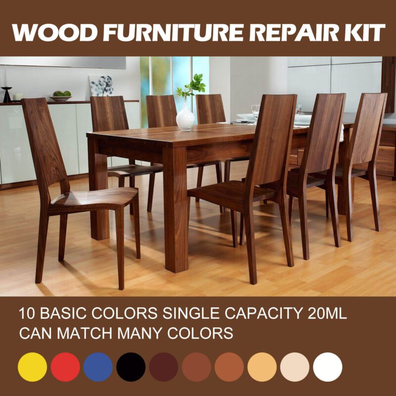 Wood Furniture Repair Kit - Multi-Purpose, Long-Lasting Household Touch-Up - Image 4