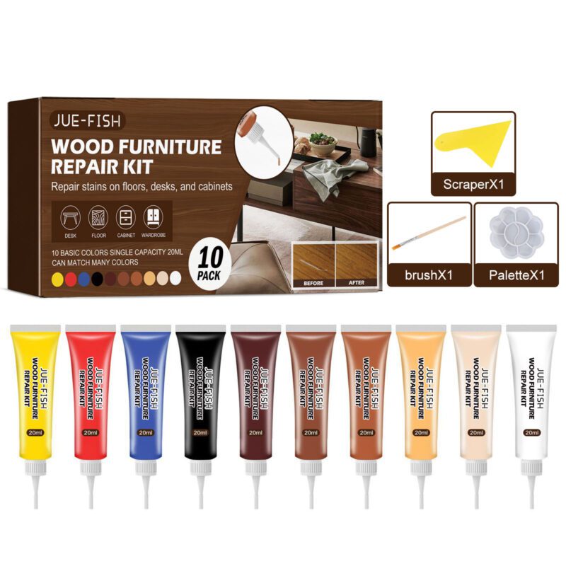 Wood Furniture Repair Kit - Multi-Purpose, Long-Lasting Household Touch-Up