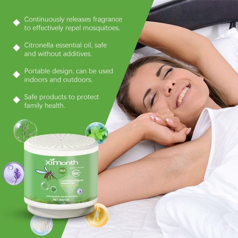 Ximonth Citronella Mosquito Repellent Gel: Long-Lasting, Safe Household Insect Repellent - Image 4