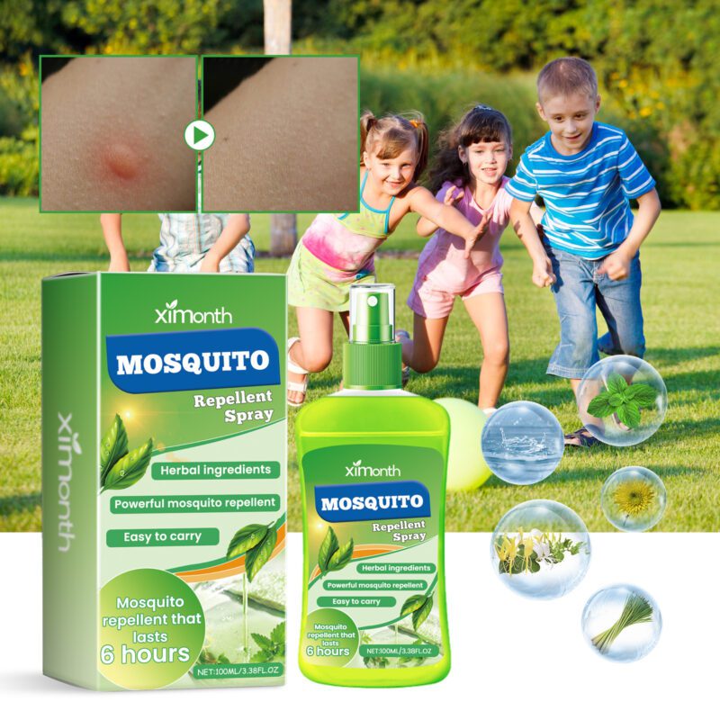 Ximonth Kids Mosquito Repellent Spray - Mild, Safe, Effective Outdoor Bug Repellent - Image 3