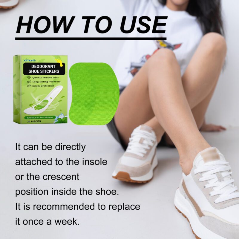 Ximonth Shoe Deodorant Stickers: Long-Lasting, Breathable Insole Freshener for Household Odor Control - Image 6