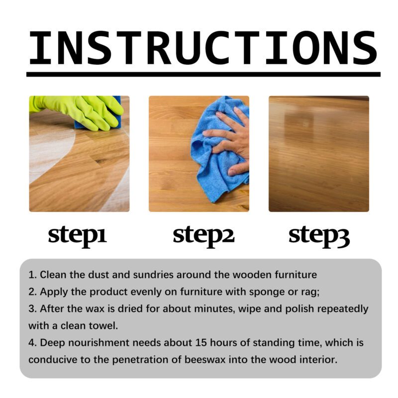 Jaysuing Multi-Purpose Wood Floor Polish & Furniture Protector – Long-Lasting, Surface-Safe Household Cleaner - Image 6